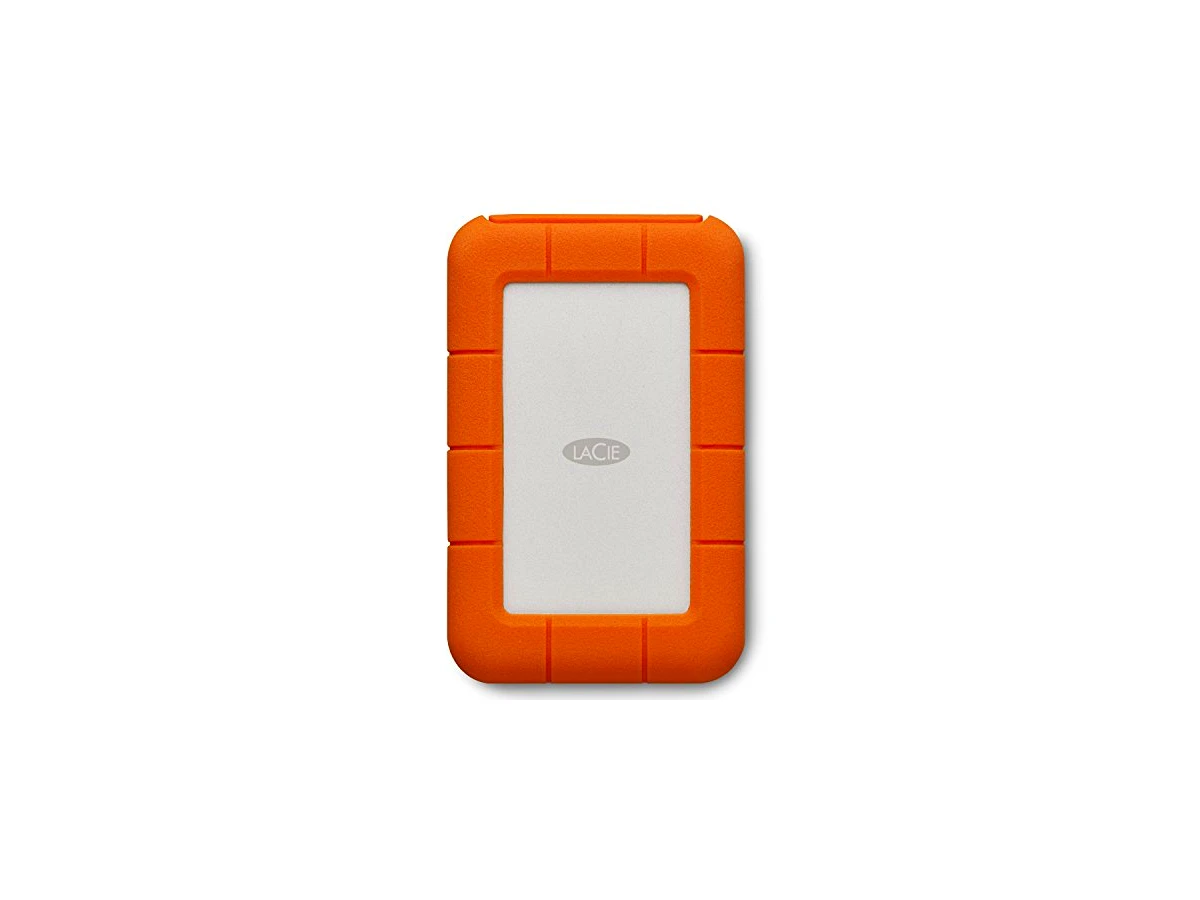 LaCie Rugged USB-C 4TB Laranja/Prata (Modelo: STFR4000800)